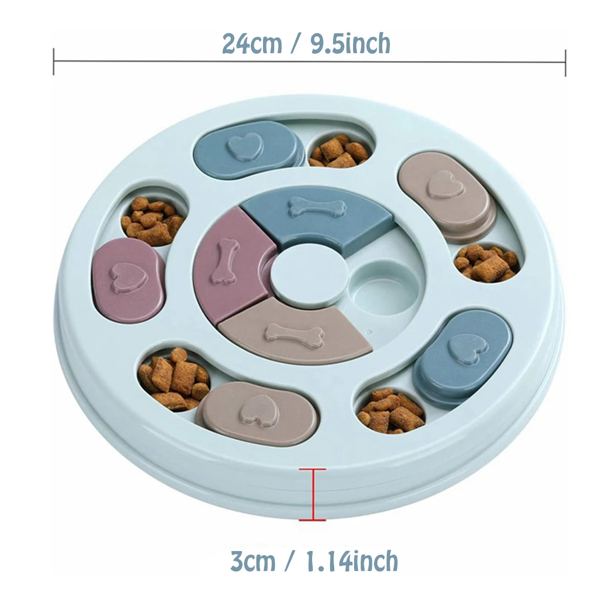 Dog Food Hiding Bowl