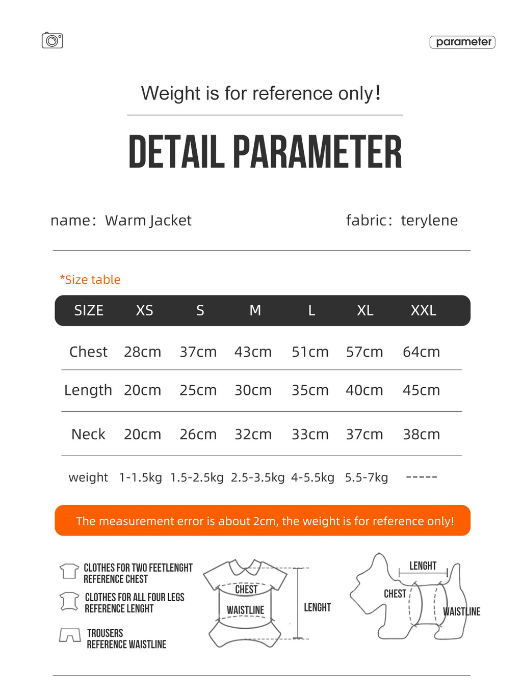 Thermal Winter Dog Jacket