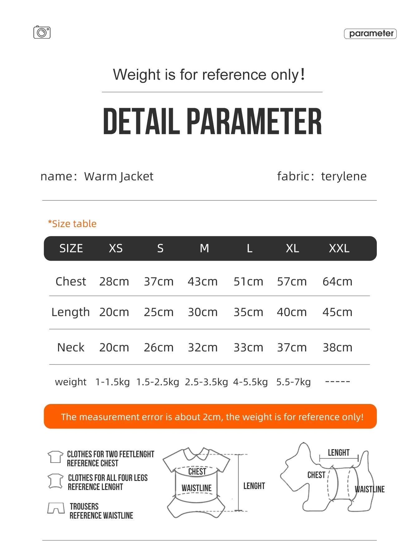 Thermal Winter Dog Jacket